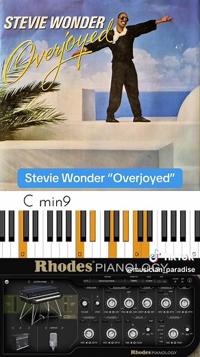 Learn Stevie Wonder's Overjoyed Chords