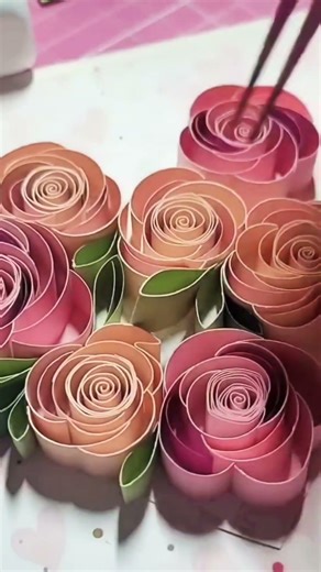 Quilling heart #quilling #diy #art #papercraft #trending