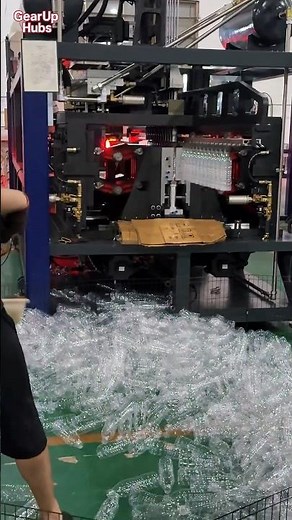 🏭 Plastic Bottle Making Machine – Amazing Manufacturing Process! #shorts