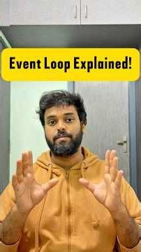 JavaScript Event Loop Explained 🤯 | Why Output is A, D, C, B? | Node.js