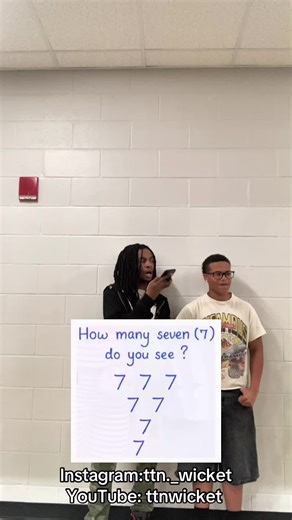 How many seven’s do you see🤔🤔#viral #viralvideo #brainteaser #publicinterview #ttnwicket