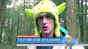 YouTube star Logan Paul apologizes for video showing suicide scene