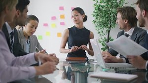 4k Confident Business Group Negotiation Meeting Stock Footage Video (100% Royalty-free) 15349387 | Shutterstock