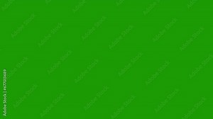 White Simple Rectangle Reveal From Left Side on Green Screen. Footage Transition