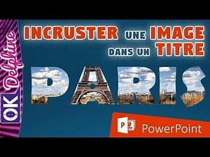 POWERPOINT - Merge an image into a title