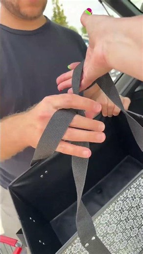 These reusable grocery bags are so handy when we go shopping BeOptimo Wallet #grocerybags