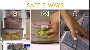 LOCK & LOCK Easy Essentials Food Storage Bin Set for Pasta, Flour, Sugar/Airtight Container Lids/BPA-Free/Dishwasher Safe, 8 Piece - Clear