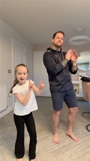 Rainy Sundays but still dancing. Daddy daughter bonding