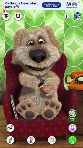 Talking Ben: eating beans