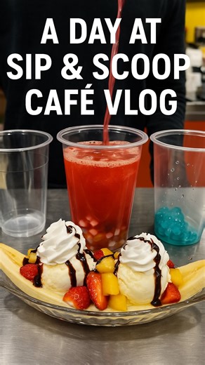 Behind the Scenes at Sip & Scoop 🍨 watch full vlog on our youtube channel https://youtu.be/Jn8qxqedgvg?si=DS4JTY6xtuH_VoHD | Sip & Scoop Canada