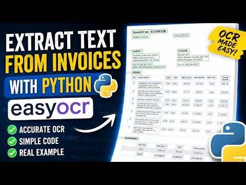 Extract Text From Invoices | Easyocr VS Pytesseract