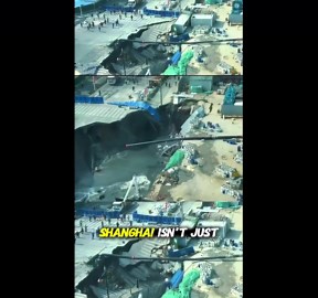 Shanghai metro construction disaster: Massive road surface collapse shocks the city