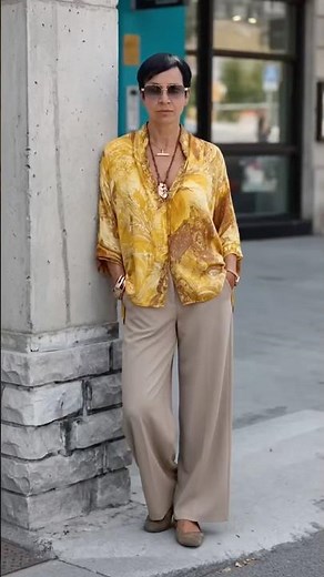 Style over 60 #fashionover60 #maturefashion #elegantstyle #shortvideo