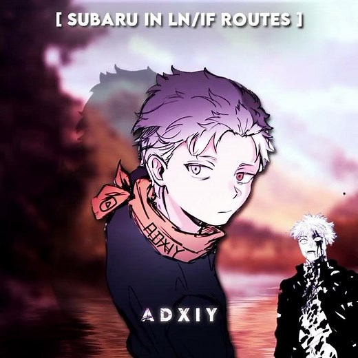 Subaru 💀 In Light Novel And IF Routes 🔥 | Rezero Anime/Manga/Ln Edit