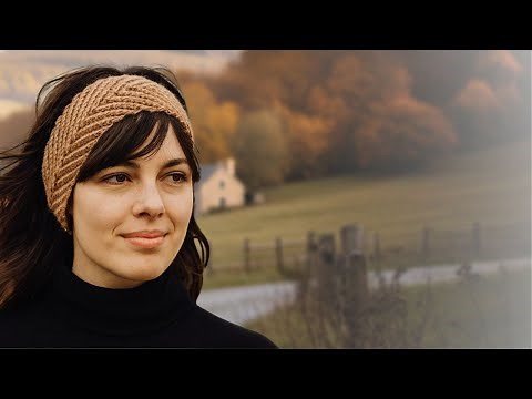 My Easy "ARROW" Crochet Headband Pattern in ALPACA Yarn