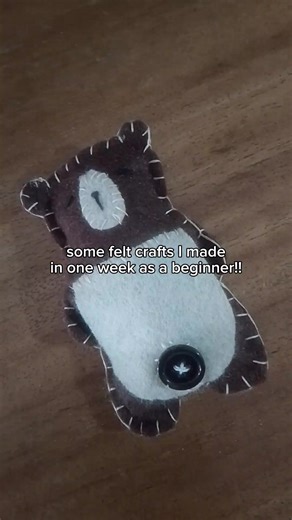 !! felt craft :3 #hobby #felt #feltcraft #crafts #diy