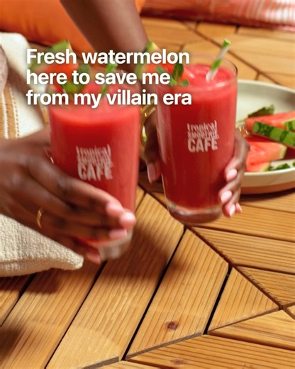 I’ll be rocking the Watermelon Mojito® Smoothie with fresh watermelon all summer, thx. Limited time only. | Tropical Smoothie Cafe | Facebook