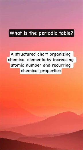 The Periodic Table Explained #PeriodicTable#ChemistryLesson #StudyTips #ScienceExplained #HighSchool