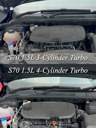 Proton S70: 3-Cylinder vs 4-Cylinder Engine Sound Comparison