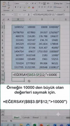 COUNTIF Formula in Excel | Counting Data in a Specific Range