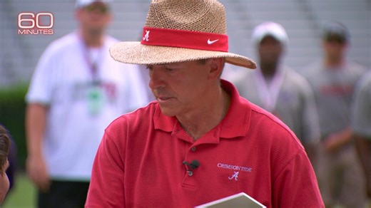 “A single streak. You had to do the whole car over again." Alabama coach Nick Saban, who announced his retirement Wednesday, said in 2013 he got his perfectionism from his father. Even at the family car wash everything had to be perfect. https://cbsn.ws/3TXmpRl | 60 Minutes