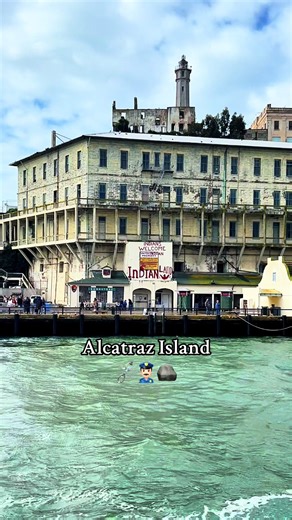 What to expect when visiting Alcatraz Island: A steep climb to the cellhouse, cold winds, and panoramic views of the Bay. 🪨 #alcatraz #sanfrancisco #alcatrazprison #sightseeing
