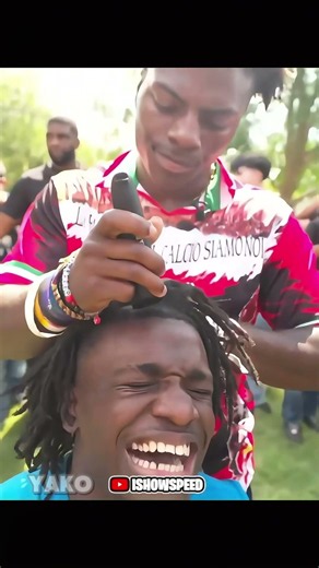Speed's fan lost a bet and went BALD