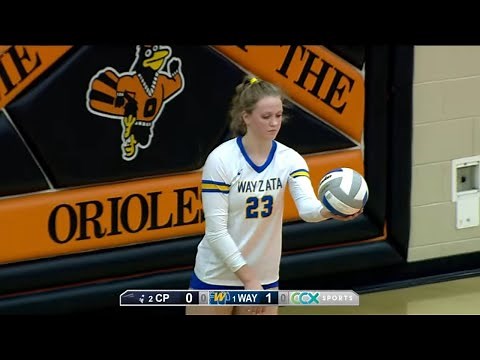 Champlin Park vs. Wayzata Girls High School Volleyball Section 5AAAA