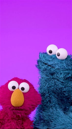 Sesame Street on Instagram: "Elmo and Cookie, thank you for being you 😂 ❤️ 💙"