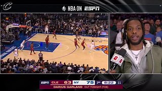 Darius Garland Joins the ESPN Broadcast