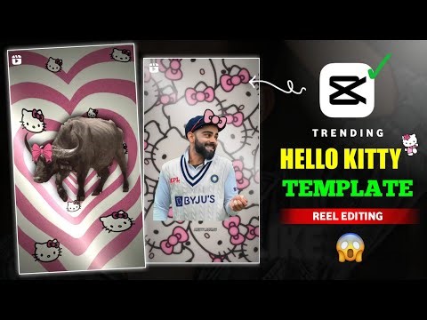 Trending Hello Kitty Reels Video Editing in Capcut | Pookie Edit Tutorial | Capcut Video Editing