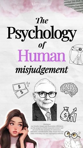 🧠 What is The Psychology of Human Misjudgment? Charlie Munger's Mental Model