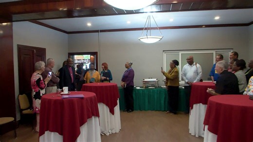 Warm Welcome for First Belizean Born Anglican Arch Bishop His Grace, the Most Reverend Philip Wright arrived to a warm homecoming this evening as clergy, government officials and church members gathered to celebrate his election as the first Belizean born Archbishop and Metropolitan of the Anglican Church in the Province of the West Indies. Shane Williams has this report. . . Join our growing WhatsApp Channel: https://whatsapp.com/channel/0029Va5uLkF2phHIKGttvv1 . #News5Live #News5Belize #Greate