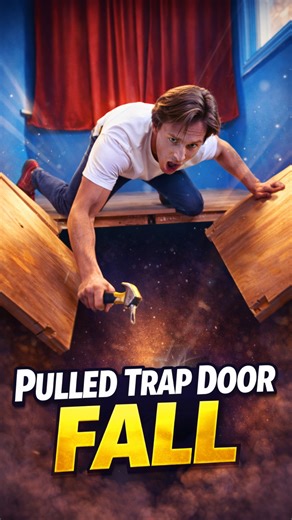 Watch what happens when you pull the trap door