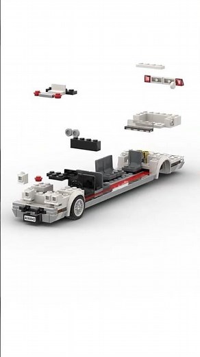 LEGO MOC 1989 Lincoln Town Car limousine #shorts