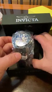 Watch Unboxing the new Invicta delivered with care on Amazon Live