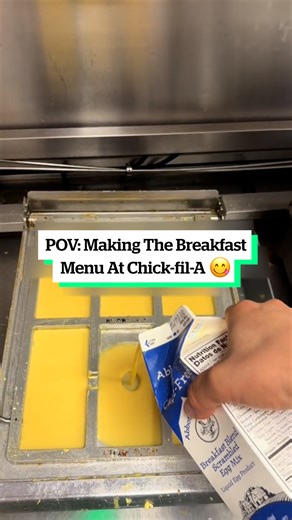 2.1M views · 1.6K reactions | POV: Making the breakfast menu at Chick-fil-A  | VT | Facebook