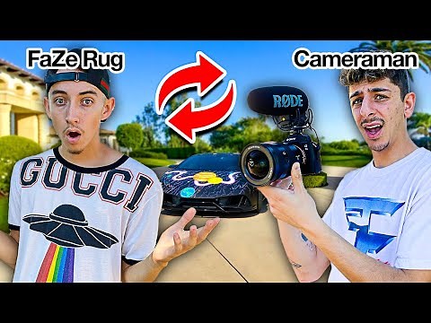 Switching Lives With My Cameraman for 24 Hours!