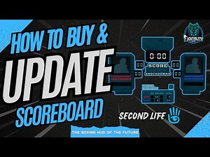 Buying & Updating a Training Scoreboard | Tutorial | Fightality Boxing System | Second Life