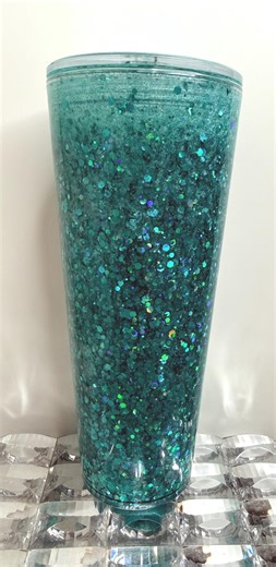 Turquoise Marble Snowglobe Tumbler - Etsy
