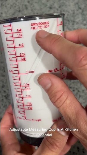 Kitchen Hack Alert: 4-in-1 Adjustable Measuring Cup by OXO!