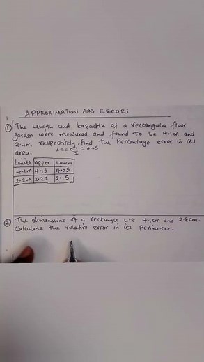 Approximation and Errors made Easy/KCSE/GCSE /CBC Revision‪@jacobsichambaonlinemath5090‬