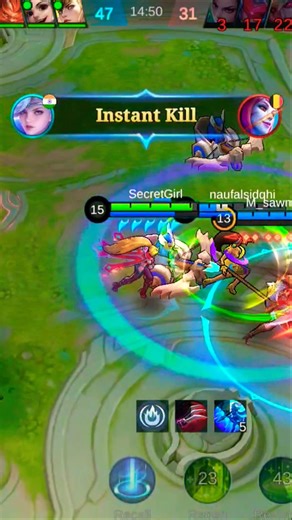 When a Girl Destroys Pros in Mobile Legends 💀#mobilelegends