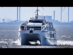 AG EMS Hochgeschwindigkeits Fähre NORDLICHT II DMAE IMO 9921661 Katamaran Emden high speed ferry