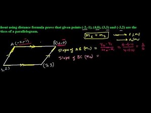 Proving Parallelogram Without Using Distance Formula