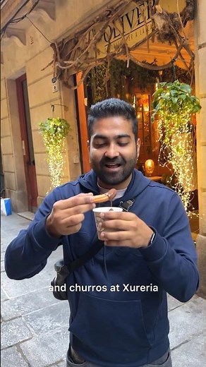 EVERYTHING you need to try when visiting Spain!! Barcelona food guide ❤️ #shorts