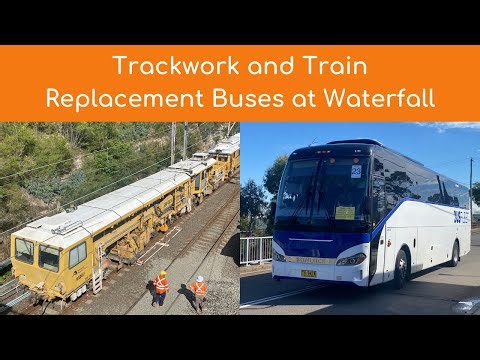 Kaelan’s Trains Vlog 103: Trackwork and Train Replacement Buses at Waterfall