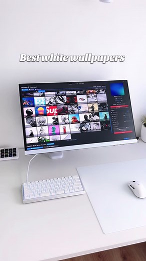 Best white wallpapers for PC and setup