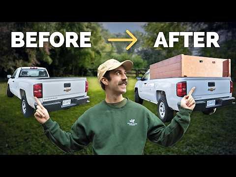 How To Build Wooden Truck Box Sides | Step by Step Tutorial
