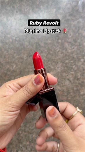 Pilgrims Lipstick 💄 Ruby Revolt